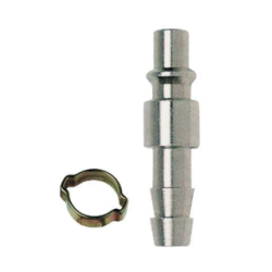 Embout profil Européen cannelé pour tuyau 6X11 + collier