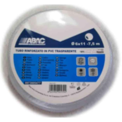 Tuyau translucide 6X11 7.5M + raccord