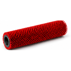 Brosse cylindrique rouge