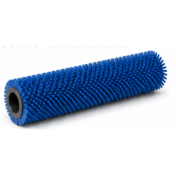 Brosse cylindrique bleue