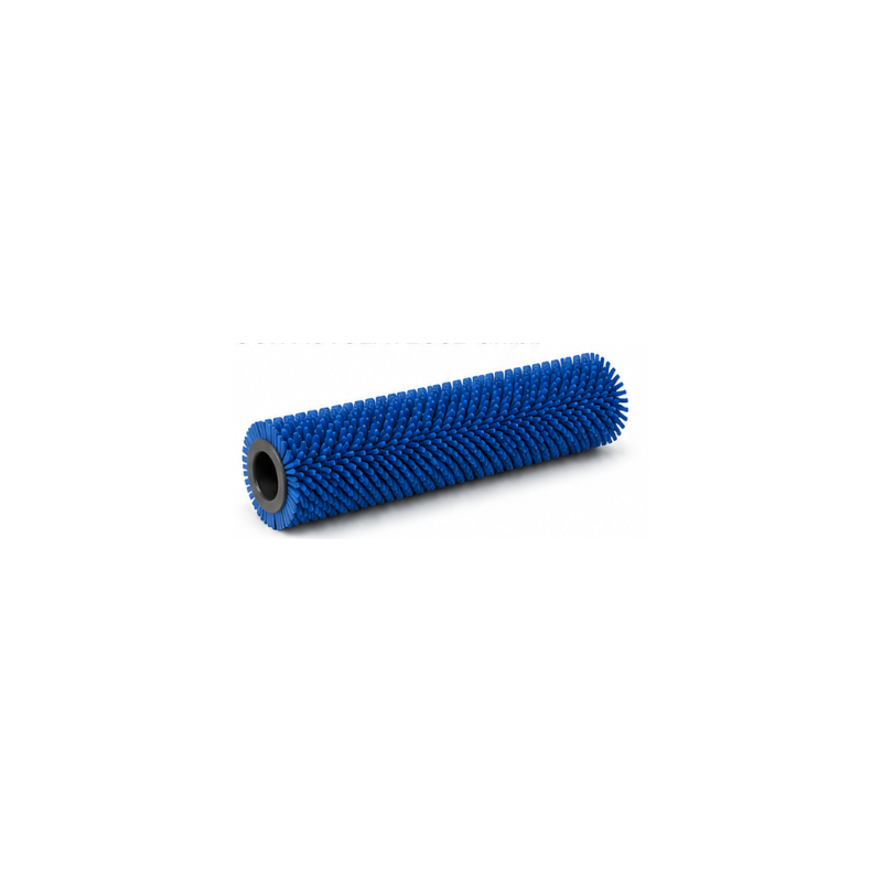 Brosse cylindrique bleue