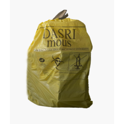 30 L BD DASRI jaune lien coulissant