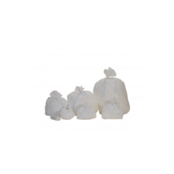 Sacs à déchets 20L PE HD blanc