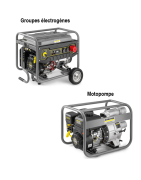 Groupes électrogènes - Motopompes